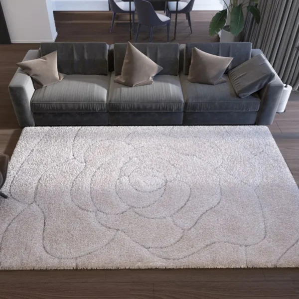 thảm trang trí FL1001 lông xù mau trang