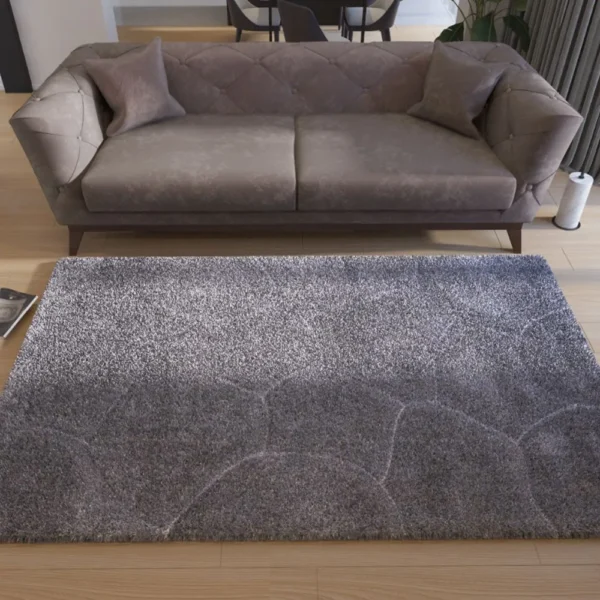 thảm trang trí FL1003 màu xám