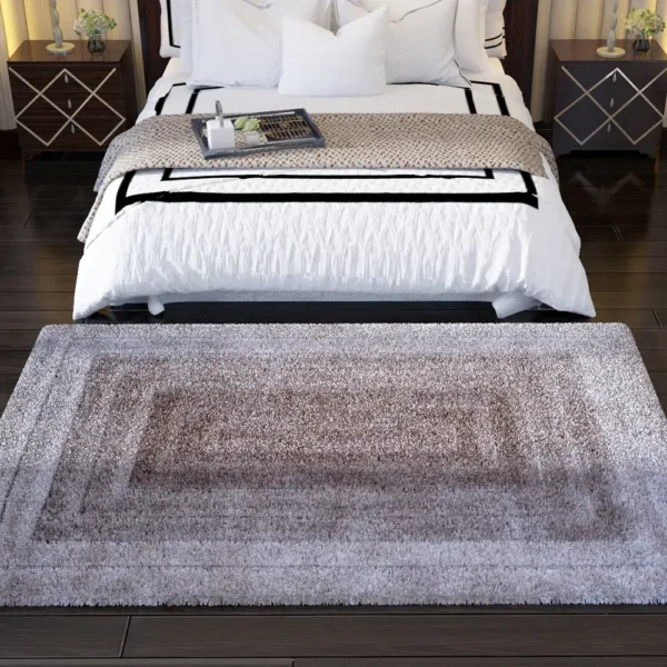 thảm trang trí FL1006 màu nâu xám