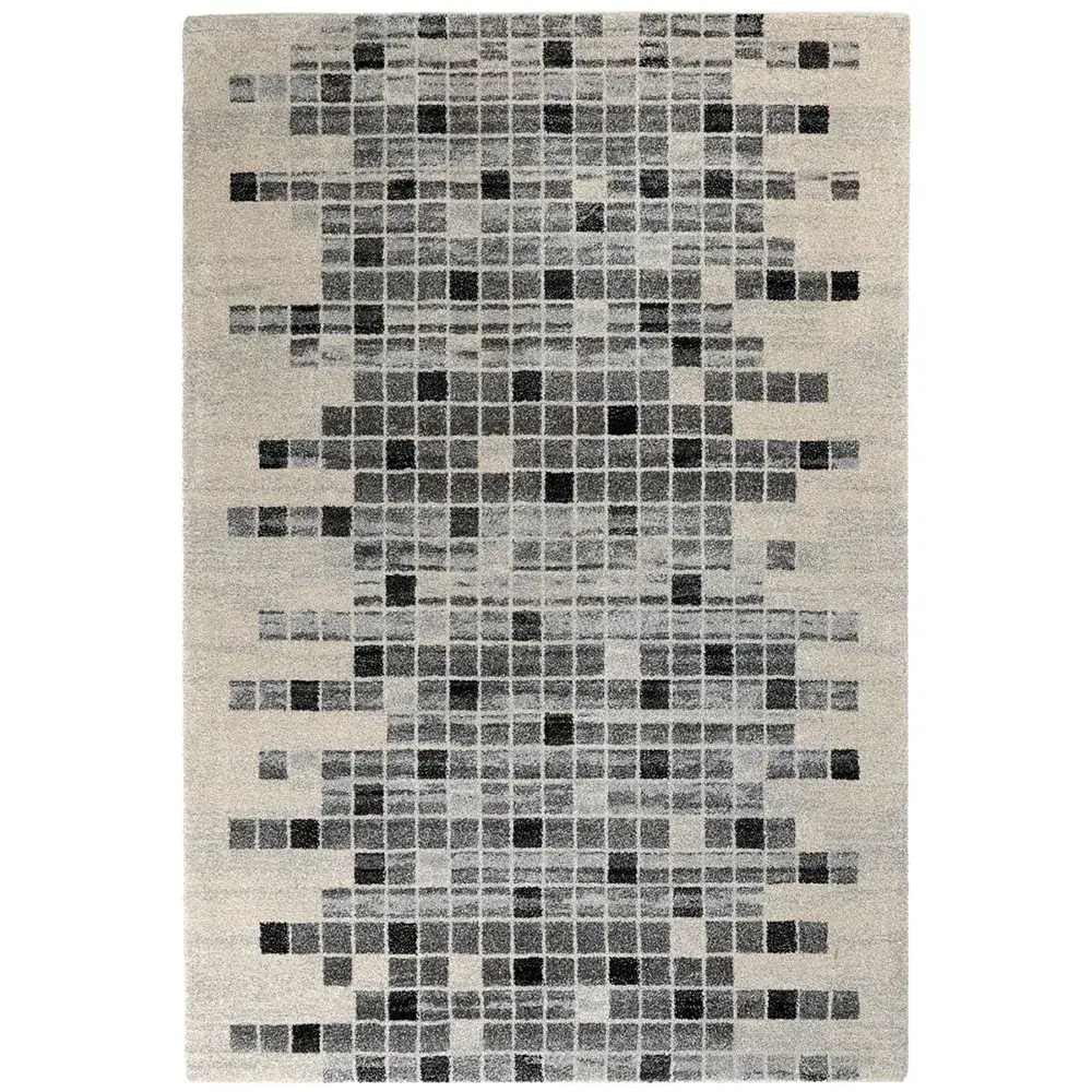 thảm trang trí A400A-FTB33 họa tiết ô vuông