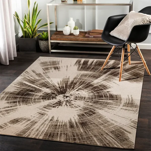 thảm trang trí h571a-fld36 họa tiết trừu tượng