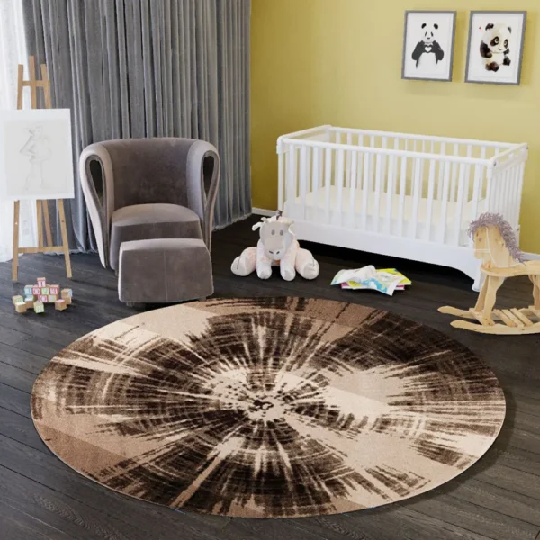 thảm trang trí h571a-fld36-d hình tròn