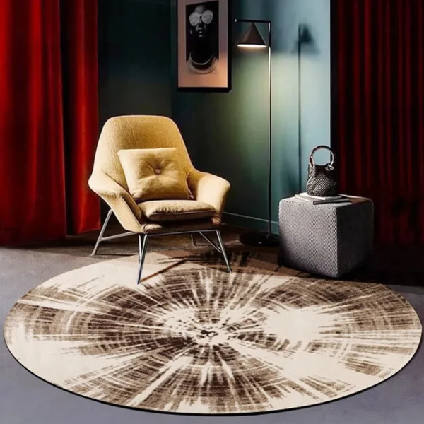 thảm trang trí h571a-fld36-d hình tròn