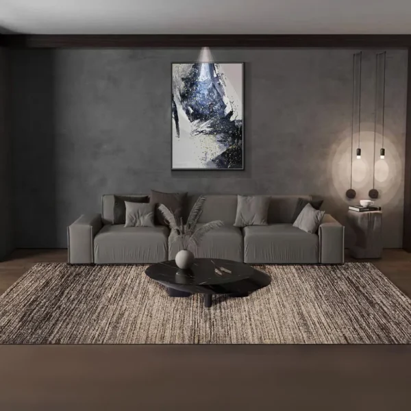 thảm trang trí H572A-FTA67 màu nâu