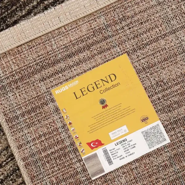 thảm trang trí H572A-FTA67 màu nâu