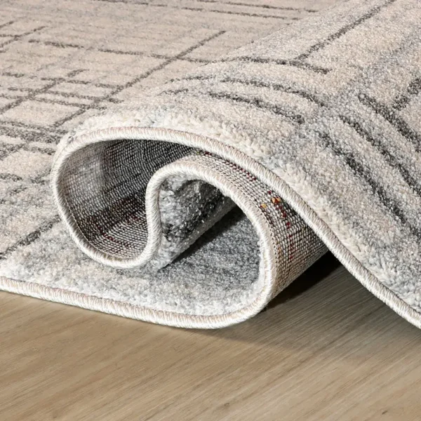 thảm trang trí H575A-FTB36 màu xám be