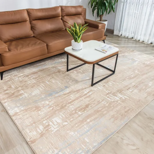 Thảm trang trí HY101 màu nâu