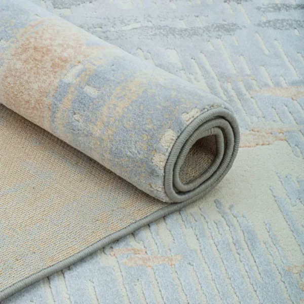 Thảm trang trí HY102 màu xanh xám