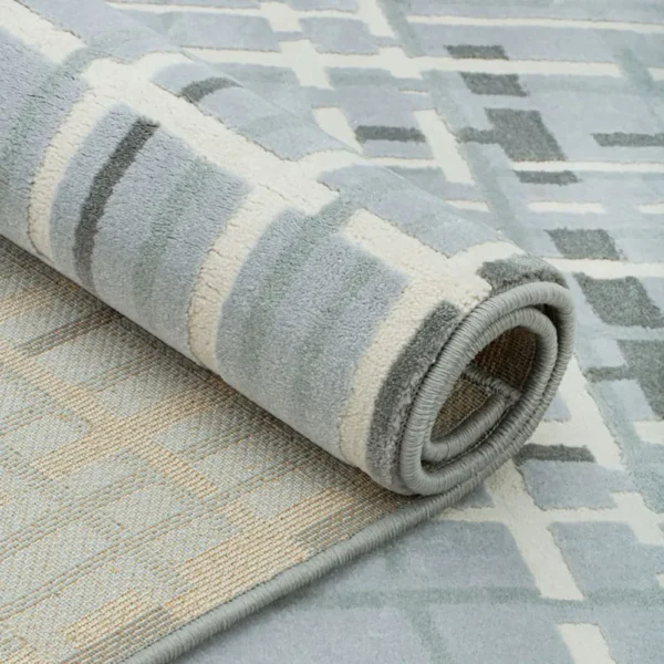 Thảm trang trí HY302 màu xanh xám