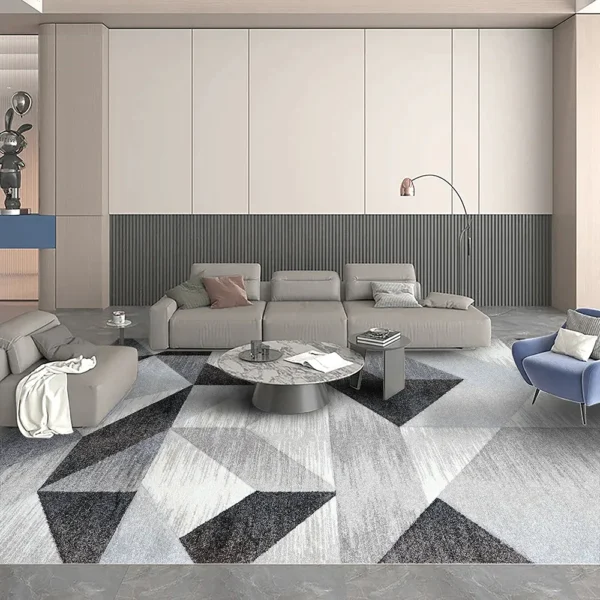 Thảm trang trí PR1011 màu xám