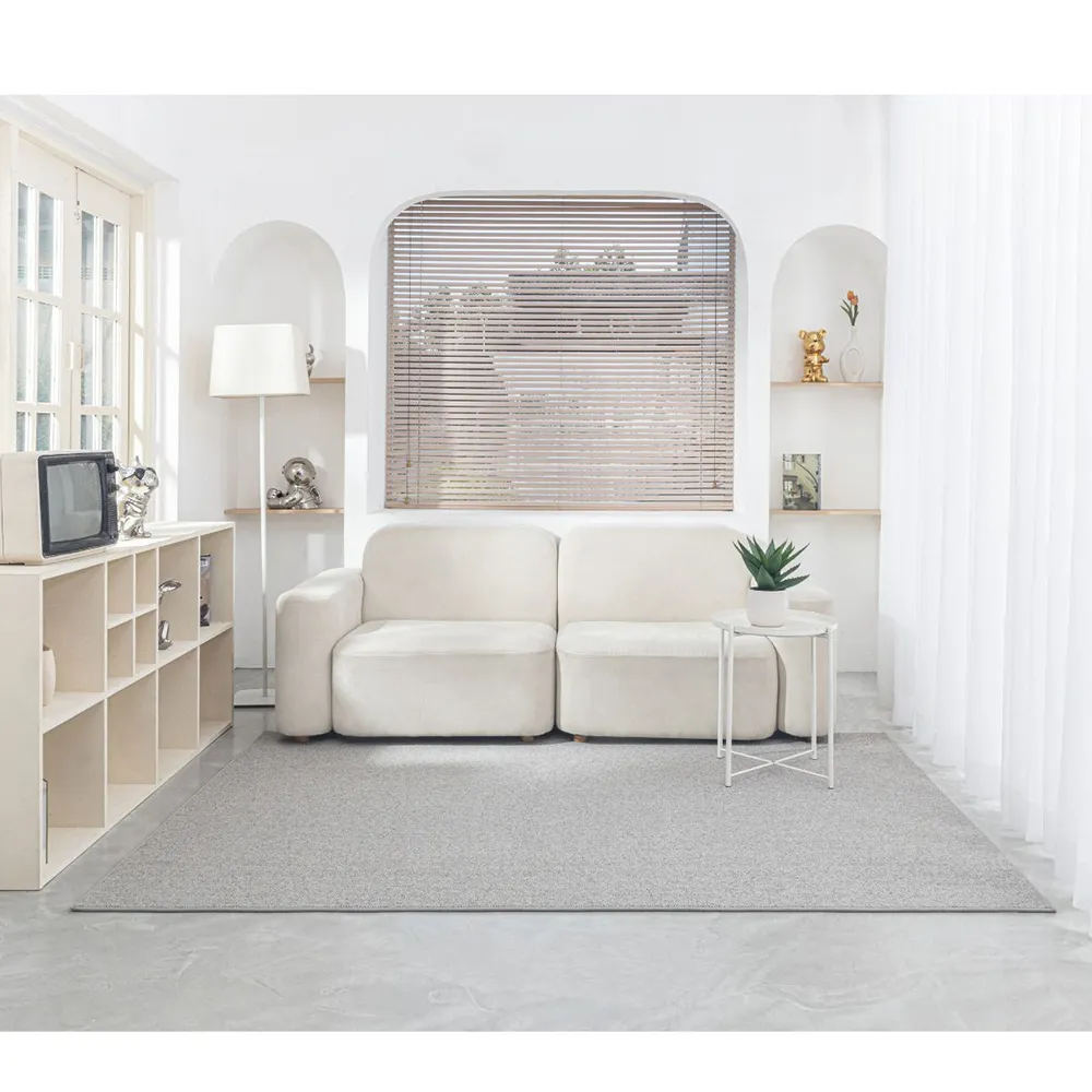 Thảm trang trí RUBY 03 màu xám tro