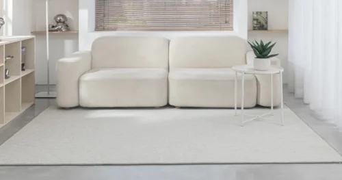 mách bạn cách chọn thảm lót sàn cho không gian mở