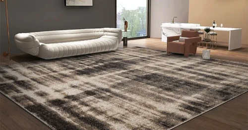 mách bạn cách chọn thảm lót sàn cho không gian mở