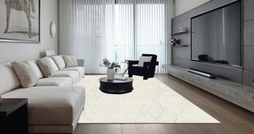 mách bạn cách chọn thảm lót sàn cho không gian mở