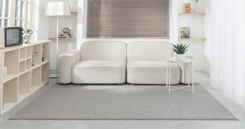 mách bạn cách chọn thảm lót sàn cho không gian mở