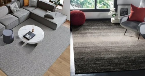 mách bạn cách chọn thảm lót sàn cho không gian mở