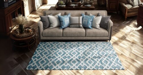 tham trai san phong cach vintage