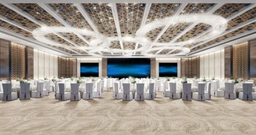 tham trai san cho nha hang sang trong