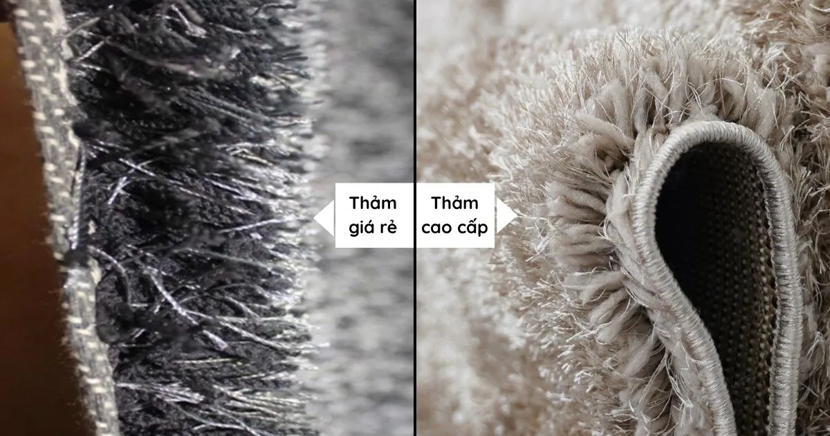 so sanh tham trai san gia re va tham cao cap