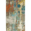 thảm trang trí TAQ-4306 Antique White Light Turquoise