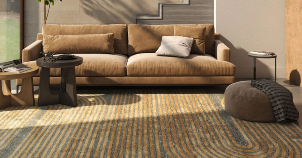 kiểm tra thảm dưới ánh sáng tự nhiên và đèn showroom