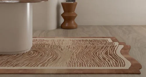 Họa tiết thảm dệt tay truyền thống với hoa văn tinh xảo